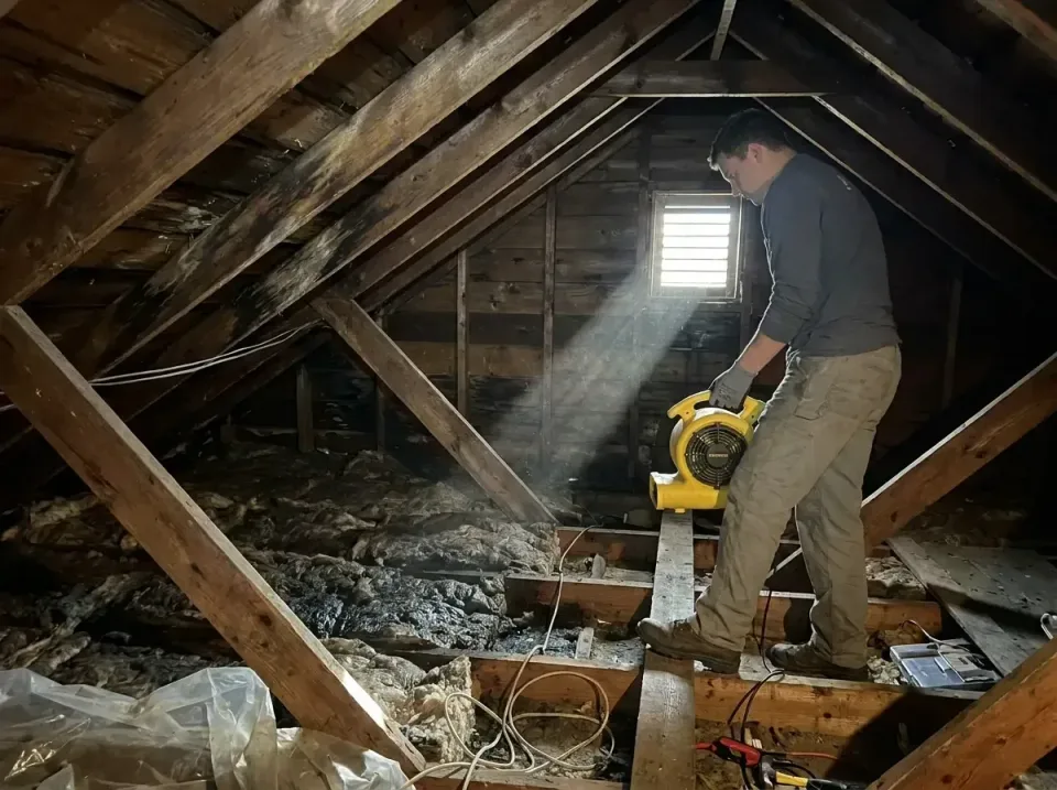 attic-water-damage-drying-proc-007 — frequently asked questions, Emergency Water Extraction & 24/7 Flood Response in Durham,…
